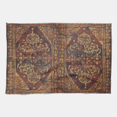 Vintage Antiek Afbeelding Theedoek (Horizontaal)