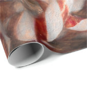 Vintage Antiek kerstmis met snoepriet Cadeaupapier (Rol Hoek)