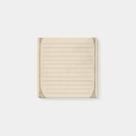 Vintage Antiek Vervallen Gelinieerd  Post-it® Notes