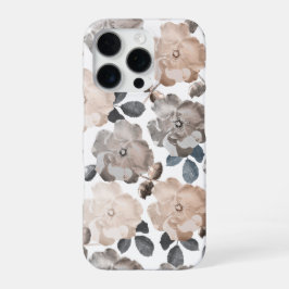 Vintage Antieke Rozen Iphone 16 Mobiele Telefoon Pro Hoesje