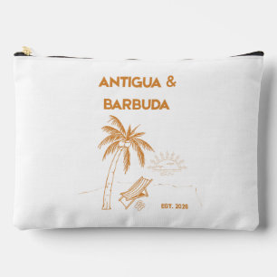 Vintage Antigua Barbuda Luxe Resort Grote Pouch Etui