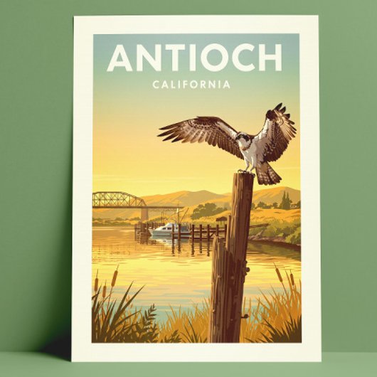 Vintage Antioch California Briefkaart