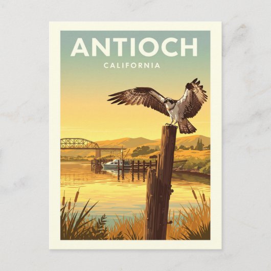 Vintage Antioch California Briefkaart (Voorkant)