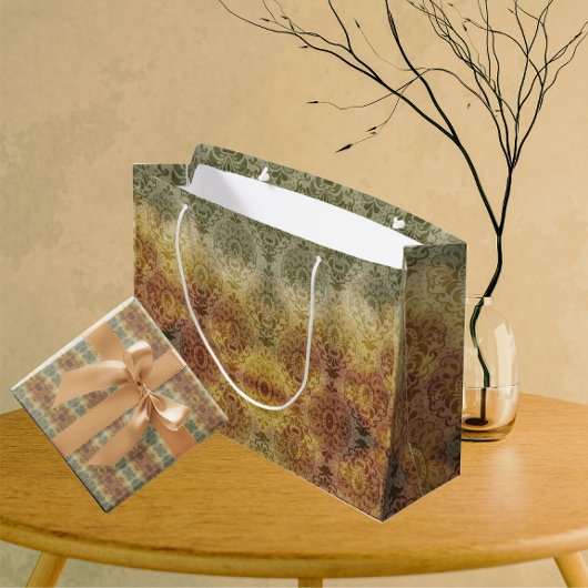 Vintage Antique Damask All Occasion  Groot Cadeauzakje