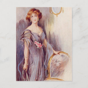 Vintage Antique Flappers, Portrait of Women, Briefkaart