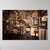 Vintage Antique Store Poster (Voorkant)