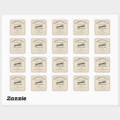 Vintage Apotheek Vanille Extract Label Sticker (Vel)