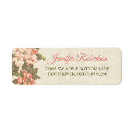 Vintage Apple Blossom | Retouradres Etiket