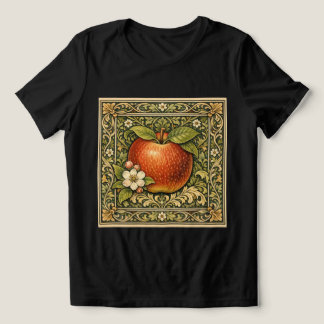 Vintage apple painting  Tri-Blend shirt