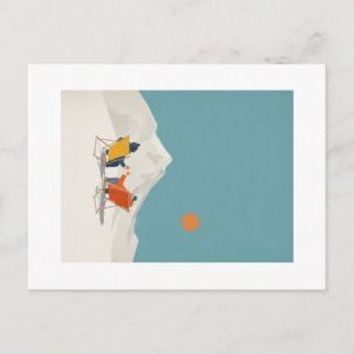 Vintage Après-Ski Chill Briefkaart