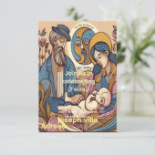 vintage aquarel illustratie meisje douche in kaart (Staand voorkant)