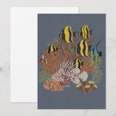 Vintage Aquarium Bedankkaart (Voorkant / Achterkant)