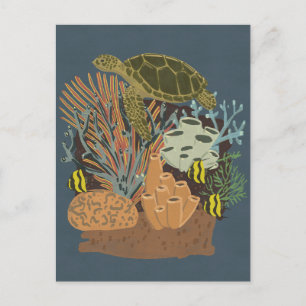 Vintage Aquarium Briefkaart