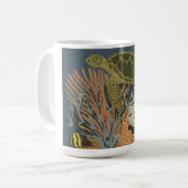 Vintage Aquarium Koffiemok (Voorkant links)