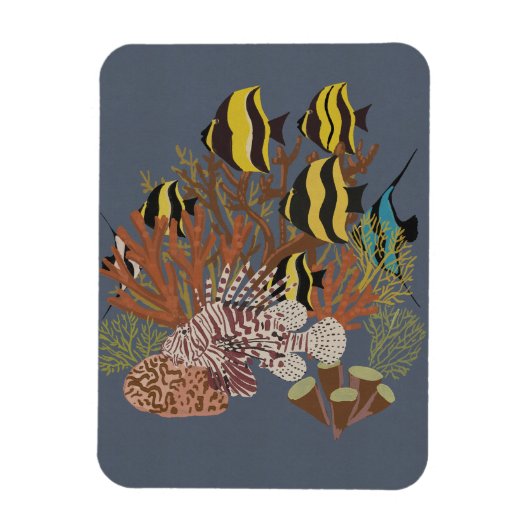 Vintage Aquarium Magneet (Verticaal)