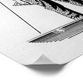 Vintage arbeid versus management, schalen van just poster (Hoek)