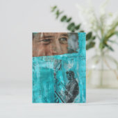 Vintage Arbeider en Oogbollen Briefkaart (Staand voorkant)