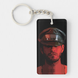 Vintage Arbeider: Ridderlijkheid en Elegantie Sleutelhanger