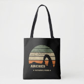 Vintage Arches National Park - Moab - Utah Tote Bag (Voorkant)