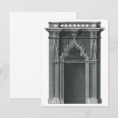 Vintage architecturaal element, gotische deuropeni (Voorkant / Achterkant)