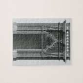 Vintage architecturaal element, gotische deuropeni legpuzzel (Horizontaal)