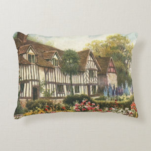 Vintage architectuur formele tuin Engelse cottage Accent Kussen