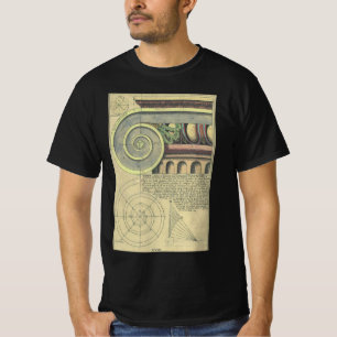 Vintage Architectuur; Hoofdvoluut door Vignola T-shirt