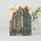 Vintage architectuur Queens Hotel Leicester Square (Staand voorkant)
