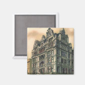 Vintage architectuur Queens Hotel Leicester Square Magneet (Voorkant / Achterkant)