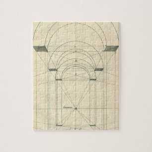 Vintage architectuur, Renaissancistische boogpersp Legpuzzel