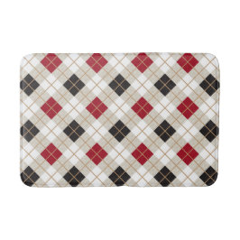 Vintage Argyle Badmat