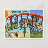 Vintage Arizona Briefkaart (Voorkant)