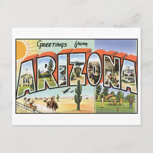 Vintage Arizona Briefkaart