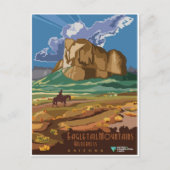 Vintage Arizona Eagletail Reis Briefkaart (Voorkant)