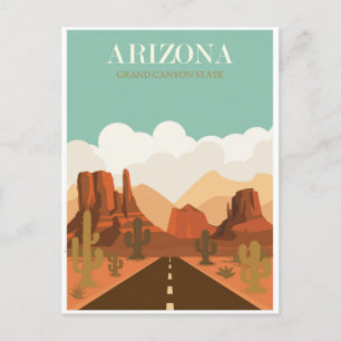 Vintage Arizona Grand Canyon Briefkaart