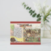 Vintage Arizona History  Briefkaart (Staand voorkant)