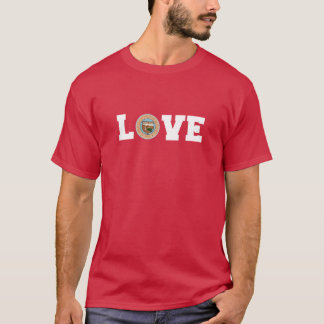 Vintage Arizona State Seal Liefde Actief T-shirt