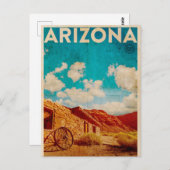 Vintage Arizona Travel Briefkaart (Voorkant / Achterkant)