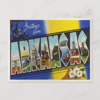 Vintage Arkansas Aankondigingskaart