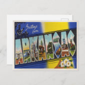 Vintage Arkansas Aankondigingskaart (Voorkant / Achterkant)