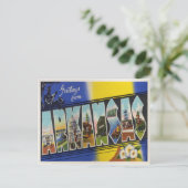 Vintage Arkansas Aankondigingskaart (Staand voorkant)