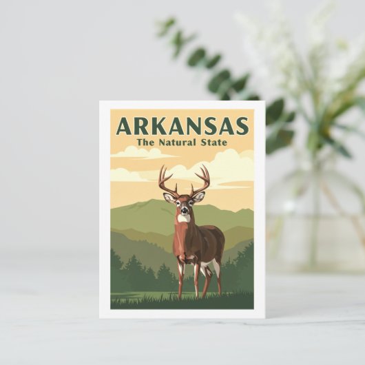 Vintage Arkansas Briefkaart (Staand voorkant)