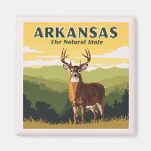 Vintage Arkansas Magneet (Voorkant)