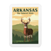 Vintage Arkansas Magneet (Verticaal)