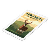 Vintage Arkansas Magneet (Linkerzijde)