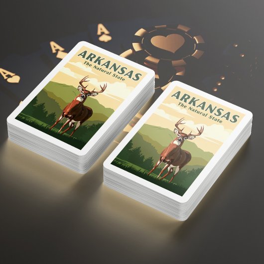 Vintage Arkansas Pokerkaarten