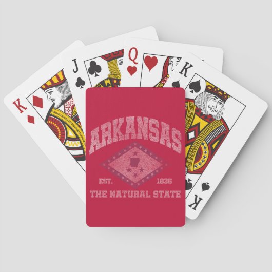 Vintage Arkansas Pokerkaarten (Achterkant)