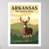 Vintage Arkansas Poster (Voorkant)