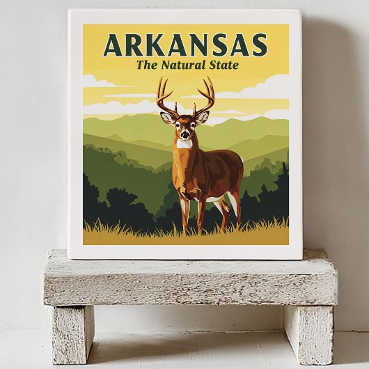 Vintage Arkansas Tegeltje
