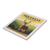 Vintage Arkansas Tegeltje (Zijkant)